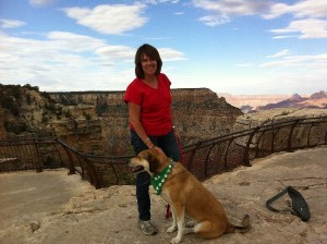 Jean Whatley and Libby - Grand Canyon