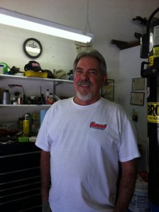 Mike in his shop